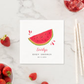 Sweet Red Watermelon Zomer Baby shower Servet (Insitu)