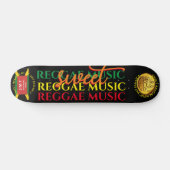 SWEET REGGAE MUSIC 7 3/4-inch skateboard deck (Horizontaal)