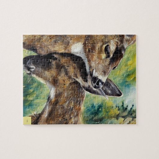 Sweet reindeer puzzle legpuzzel (Horizontaal)