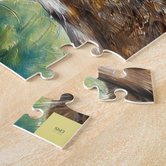 Sweet reindeer puzzle legpuzzel (Zijkant)