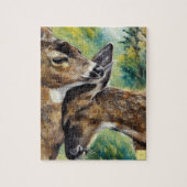 Sweet reindeer puzzle legpuzzel (Verticaal)