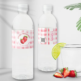 Sweet Relief Hangover Kit Bachelorette Aardbei Waterfles Etiket