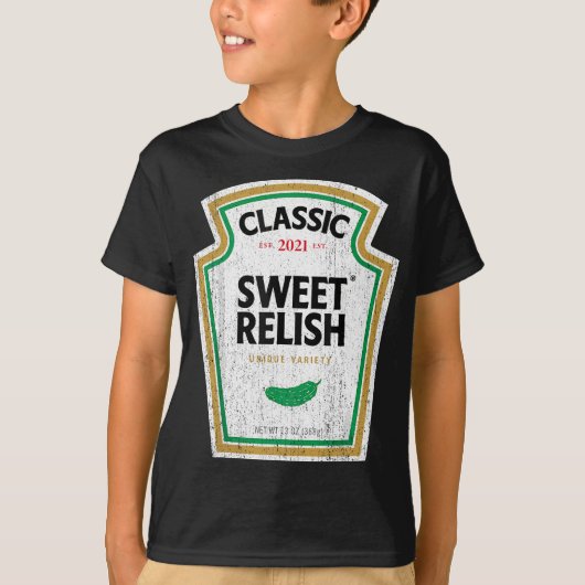 Sweet Relish DIY Halloween Condition Green Pickle T-shirt (Voorkant)