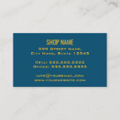 Sweet Retro Cake Shop Cupcake Bakery Muffins Visitekaartje (Achterkant)