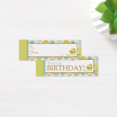 Sweet Retro Skinny Gift Label Mini Visitekaartjes (Bureau)