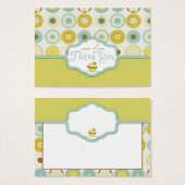 Sweet Retro TY Gift Label Visitekaartjes (Voorkant /achterkant)