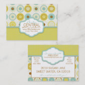 Sweet Retro Visitekaartje 2 (Voorkant / Achterkant)