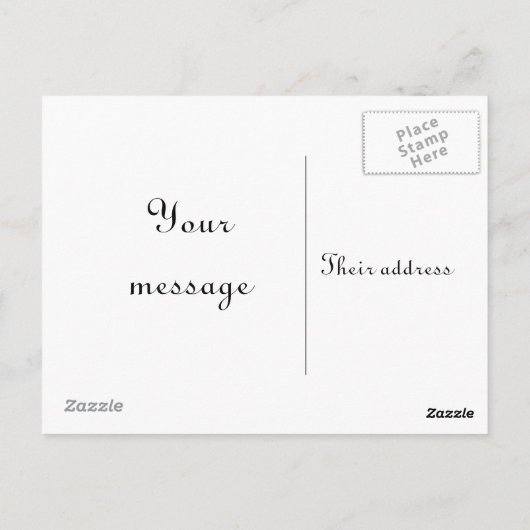 Sweet Ride Post Kaart (Achterkant)