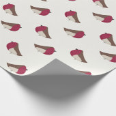Sweet Robin Redbreast Cadeaupapier (Hoek)