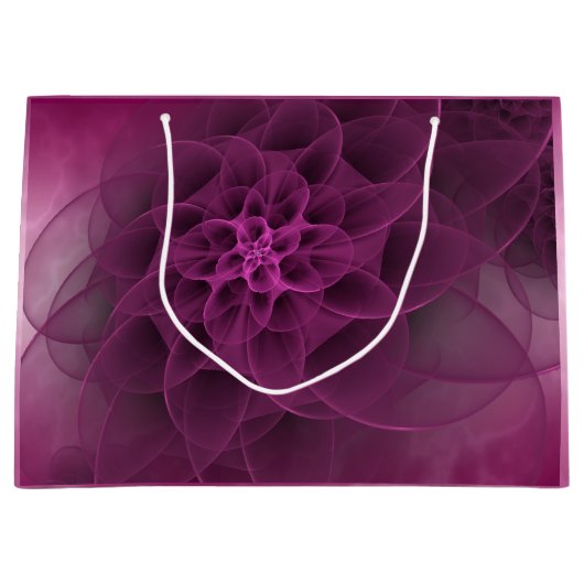 Sweet Romance Fuchsia Marble Groot Cadeauzakje (Voorkant)