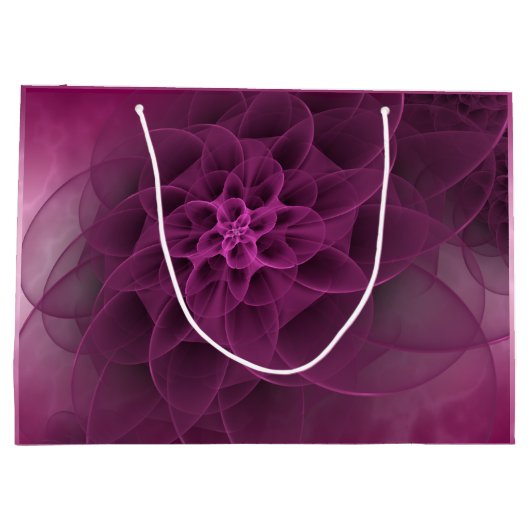 Sweet Romance Fuchsia Marble Groot Cadeauzakje (Achterkant)