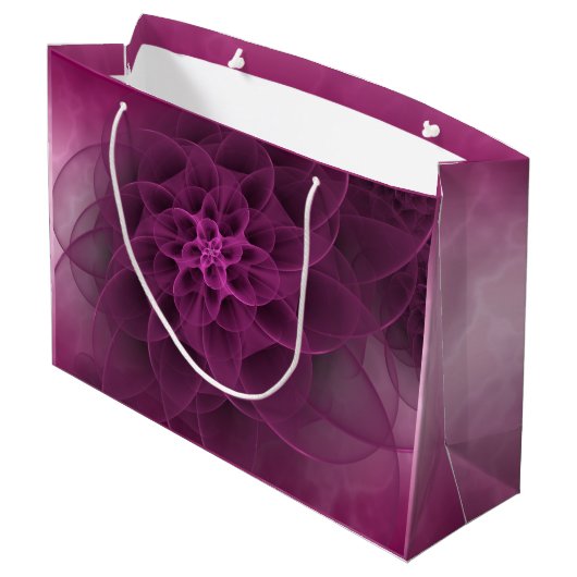 Sweet Romance Fuchsia Marble Groot Cadeauzakje (Achterkant Gekanteld)