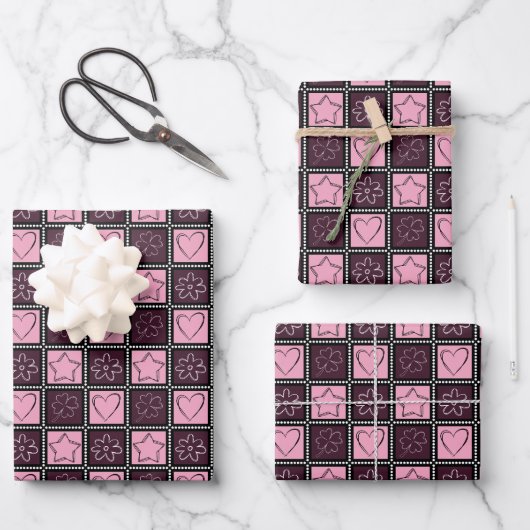 Sweet Romance Inpakpapier Vel (Voorkant)