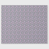 Sweet Romantic Abstract roze bloemenpatroon Cadeaupapier (Vlak)