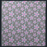 Sweet Romantic Abstract roze bloemenpatroon Servet<br><div class="desc">Sweet Romantic Abstract roze bloemenpatroon</div>