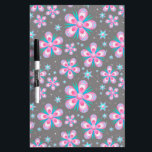 Sweet Romantic Abstract roze bloemenpatroon Whiteboard<br><div class="desc">Sweet Romantic Abstract roze bloemenpatroon</div>