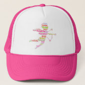Sweet Romantic Funny Happy Valentijn Love Cupid Trucker Pet (Voorkant)