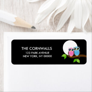 Sweet Romantic Owls Etiket