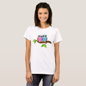 Sweet Romantic Owls T-shirt (Voorkant volledig)