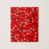 Sweet Romantic Valentijn Love Hearts Red Legpuzzel (Verticaal)