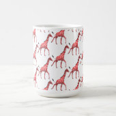 Sweet Romantische Giraffes Magische Mok (Midden)