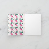 Sweet roos bud art kaart (Binnen)