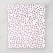 Sweet Roos Waterverf Bloemen Bruiloft Naam Zitplaa Plaatskaartje (Binnenkant ongevouwen)