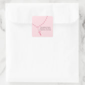 Sweet Rosary Beads Adres Sticker Baptisme (Tas)