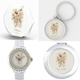Sweet Rosé Ballet Soirée, op maat Horloge