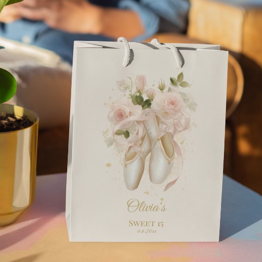 Sweet Rosé Ballet Soirée, op maat Medium Cadeauzakje