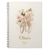 Sweet Rosé Ballet Soirée, op maat Notitieboek (Voorkant)