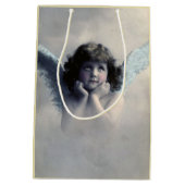 Sweet Rosy Cheeked  Angel in Clouds Medium Cadeauzakje (Achterkant)