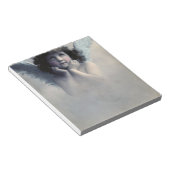 Sweet Rosy Cheeked  Angel in Clouds Notitieblok (Schuin)