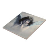 Sweet Rosy Cheeked  Angel in Clouds Tegeltje (Zijkant)