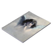 Sweet Rosy Cheeked Angel in de wolken Notitieboek (Linkerzijde)