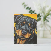 Sweet Rottweiler Briefkaart (Staand voorkant)