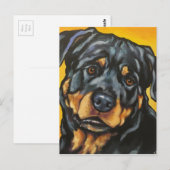 Sweet Rottweiler Briefkaart (Voorkant / Achterkant)