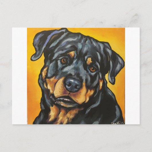Sweet Rottweiler Briefkaart (Voorkant)