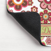 Sweet roze Snoep Daisies Flowers Girly Pattern Fun Muismat (Hoek)