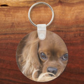Sweet Ruby Cavalier King Charles Spaniel Sleutelhanger (Voorkant)