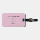 Sweet Ruby Cavapoo Puppy Dog Bagagelabel (Achterkant horizontaal)