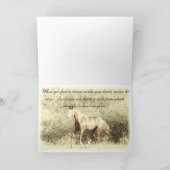 Sweet Running Filly Droominspiratie Kaart (Binnen)