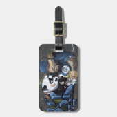 Sweet Sad Panda vond een boeddy Bagagelabel (Voorkant verticaal)