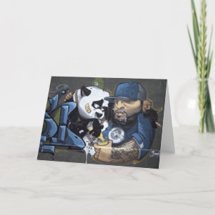 Sweet Sad Panda vond een boeddy Kaart