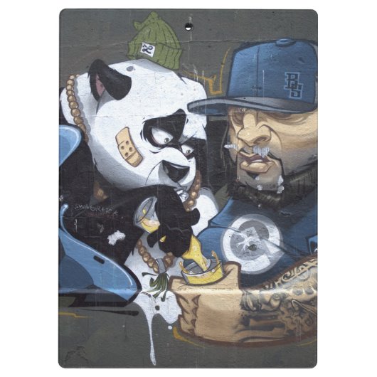 Sweet Sad Panda vond een boeddy Klembord (Achterkant)