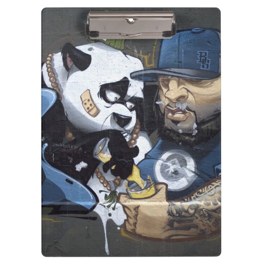 Sweet Sad Panda vond een boeddy Klembord (Voorkant)