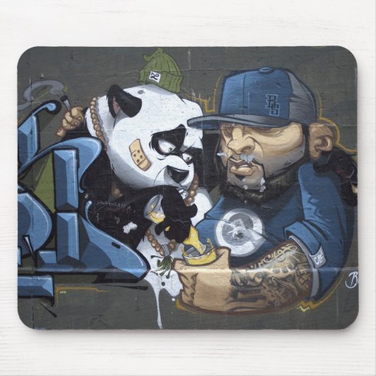Sweet Sad Panda vond een boeddy Muismat (Voorkant)
