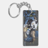 Sweet Sad Panda vond een boeddy Sleutelhanger (Voorkant Links)