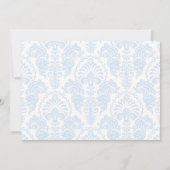 Sweet Safari Animals Boy Baby shower Invitation Kaart (Achterkant)