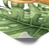 Sweet Safari Animals Welcome Jungle Birthday Poster (Hoek)